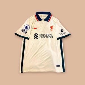 2021/22 Liverpool away kit. Mohammed Salah soccer football jersey